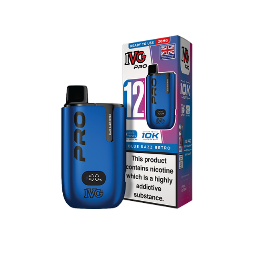IVG | PRO 12 | Prefilled Pod Kit | Blue Razz Retro | 20mg
