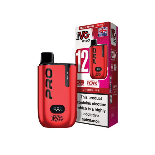 IVG | PRO 12 | Prefilled Pod Kit | Cherry Ice | 20mg