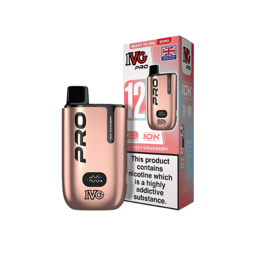 IVG | PRO 12 | Prefilled Pod Kit | Fizzy Strawberry | 20mg