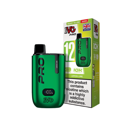 IVG | PRO 12 | Prefilled Pod Kit | Lemon Lime | 20mg