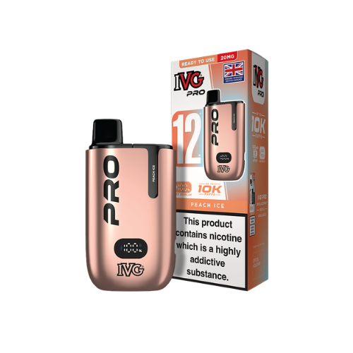 IVG | PRO 12 | Prefilled Pod Kit | Peach Ice | 20mg