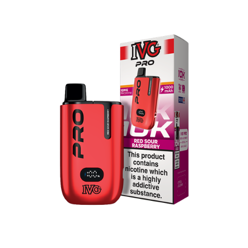 IVG | PRO 12 | Prefilled Pod Kit | Red Sour Raspberry | 10mg