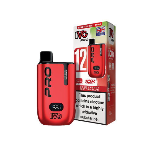 IVG | PRO 12 | Prefilled Pod Kit | Sour Cherry Watermelon | 20mg