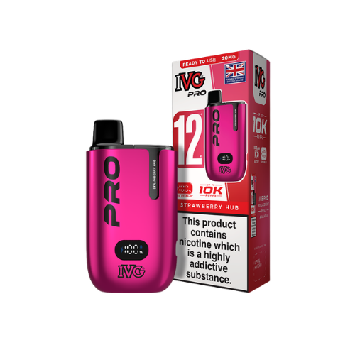 IVG | PRO 12 | Prefilled Pod Kit | Strawberry Hub | 20mg