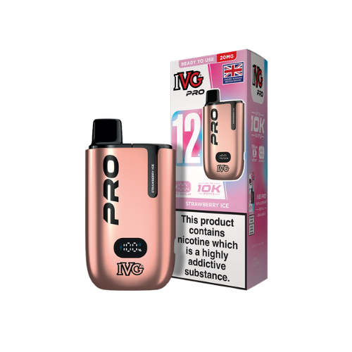 IVG | PRO 12 | Prefilled Pod Kit | Strawberry Ice | 20mg