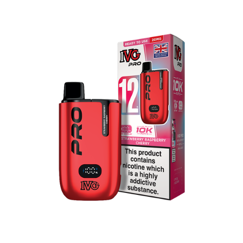 IVG | PRO 12 | Prefilled Pod Kit | Strawberry Raspberry Cherry | 20mg