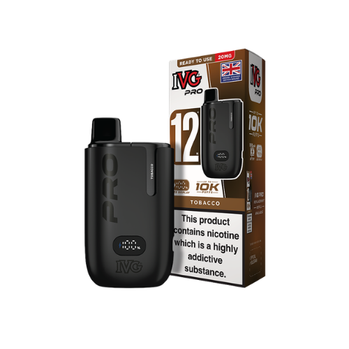 IVG | PRO 12 | Prefilled Pod Kit | Tobacco | 20mg