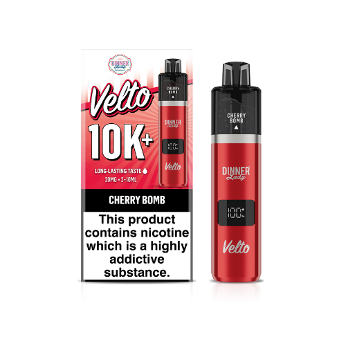 Dinner Lady Velto 10K Cherry Bomb Prefilled Pod 20mg