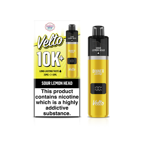 Dinner Lady Velto 10K Sour Lemon Head Prefilled Pod 20mg