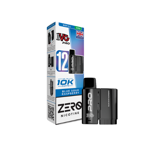 IVG | PRO 12 | Replacement Pods | Blue Sour Raspberry | 0mg