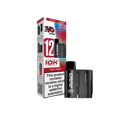 IVG | PRO 12 | Replacement Pods | Fizzy Cherry | 20mg