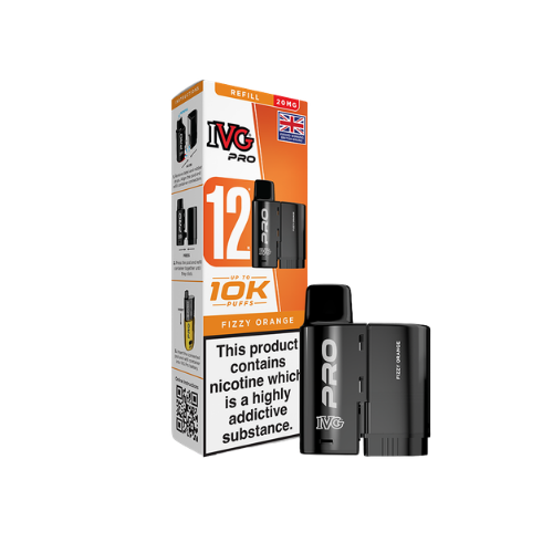 IVG | PRO 12 | Replacement Pods | Fizzy Orange | 20mg