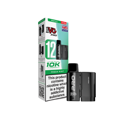 IVG | PRO 12 | Replacement Pods | Fresh Mint | 20mg
