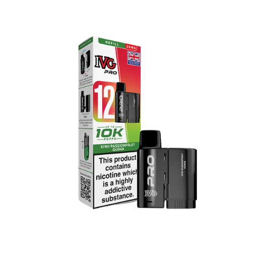 IVG | PRO 12 | Replacement Pods | Kiwi Passionfruit Guava | 20mg