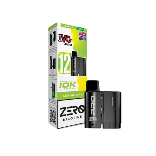 IVG | PRO 12 | Replacement Pods | Lemon Lime | 0mg