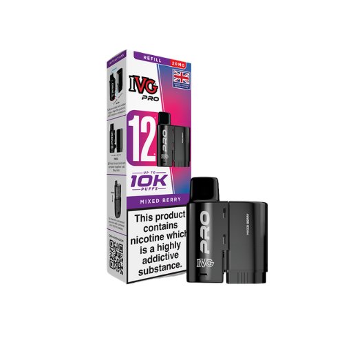 IVG | PRO 12 | Replacement Pods | Mixed Berry | 20mg