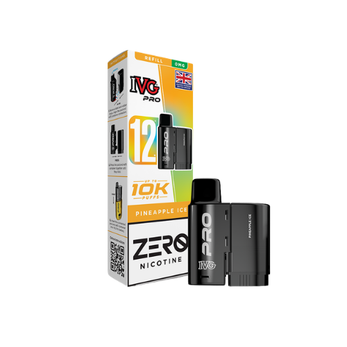 IVG | PRO 12 | Replacement Pods | Pineapple Ice | 0mg