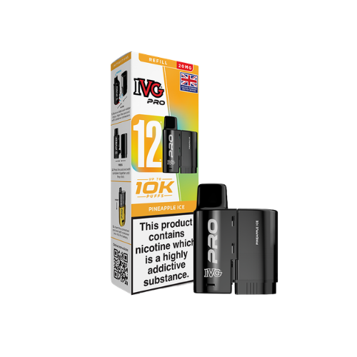 IVG | PRO 12 | Replacement Pods | Pineapple Ice | 20mg