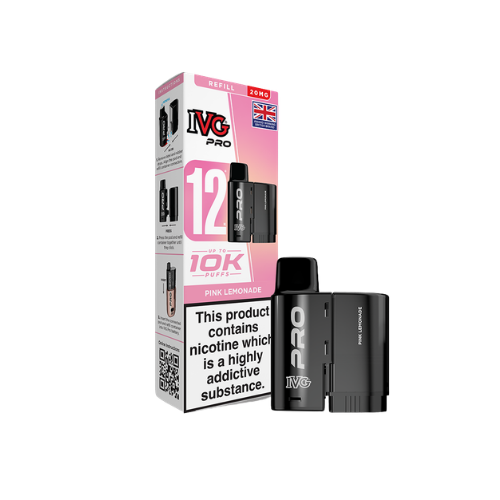 IVG | PRO 12 | Replacement Pods | Pink Lemonade | 20mg