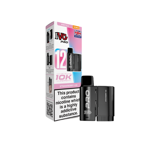 IVG | PRO 12 | Replacement Pods | Strawberry Ice | 10mg