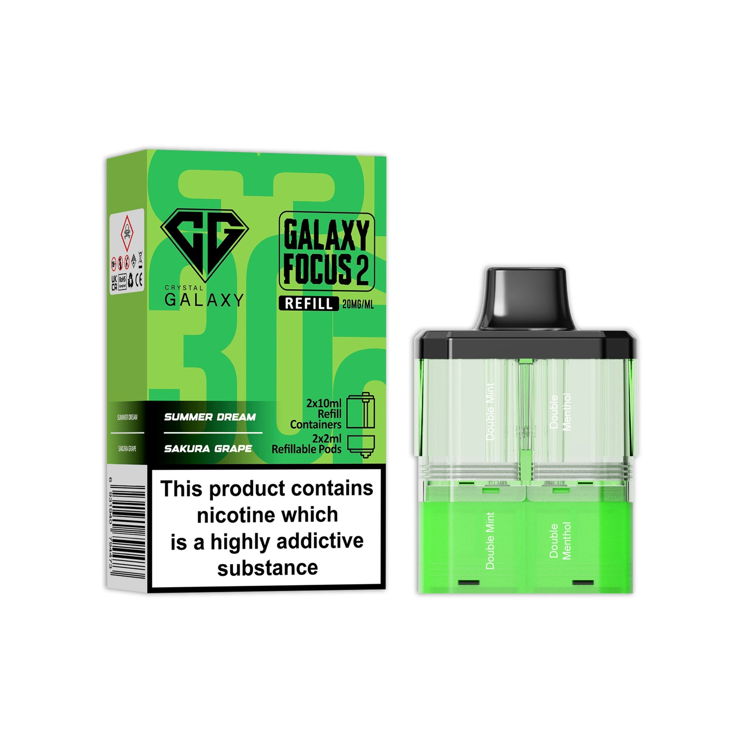 Crystal Galaxy Focus 2 30K Prefilled Pods