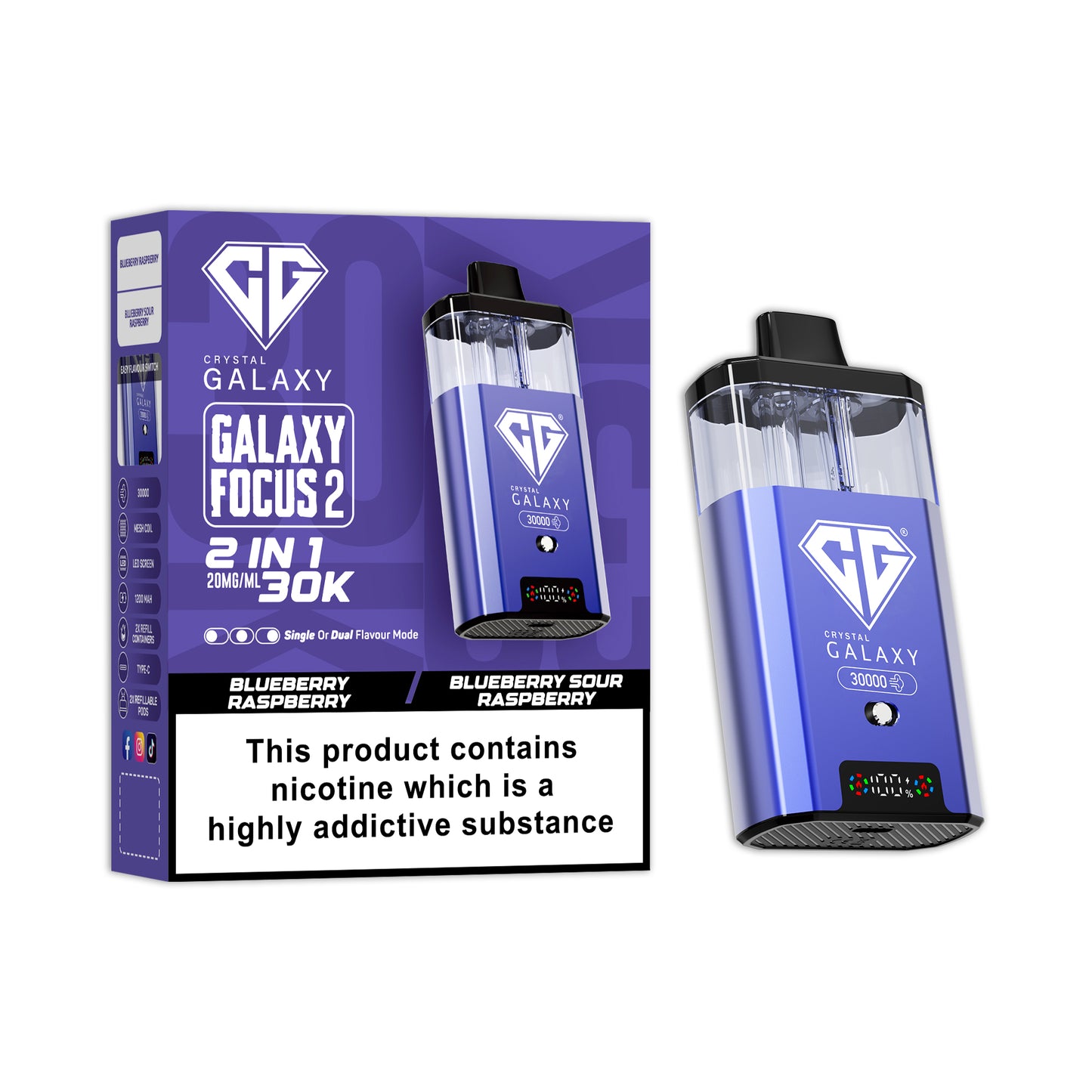 Crystal Galaxy Focus 2 30K Prefilled Pod Kit