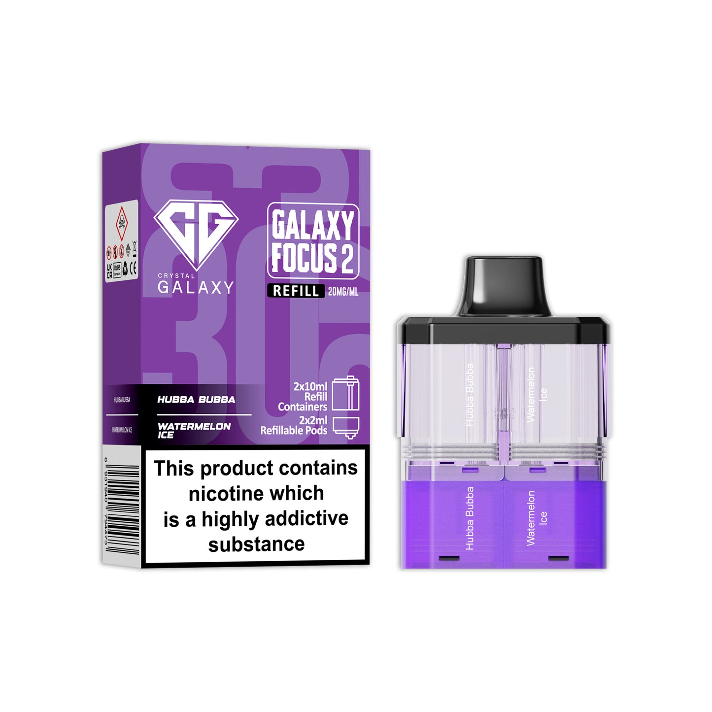 Crystal Galaxy Focus 2 30K Prefilled Pods
