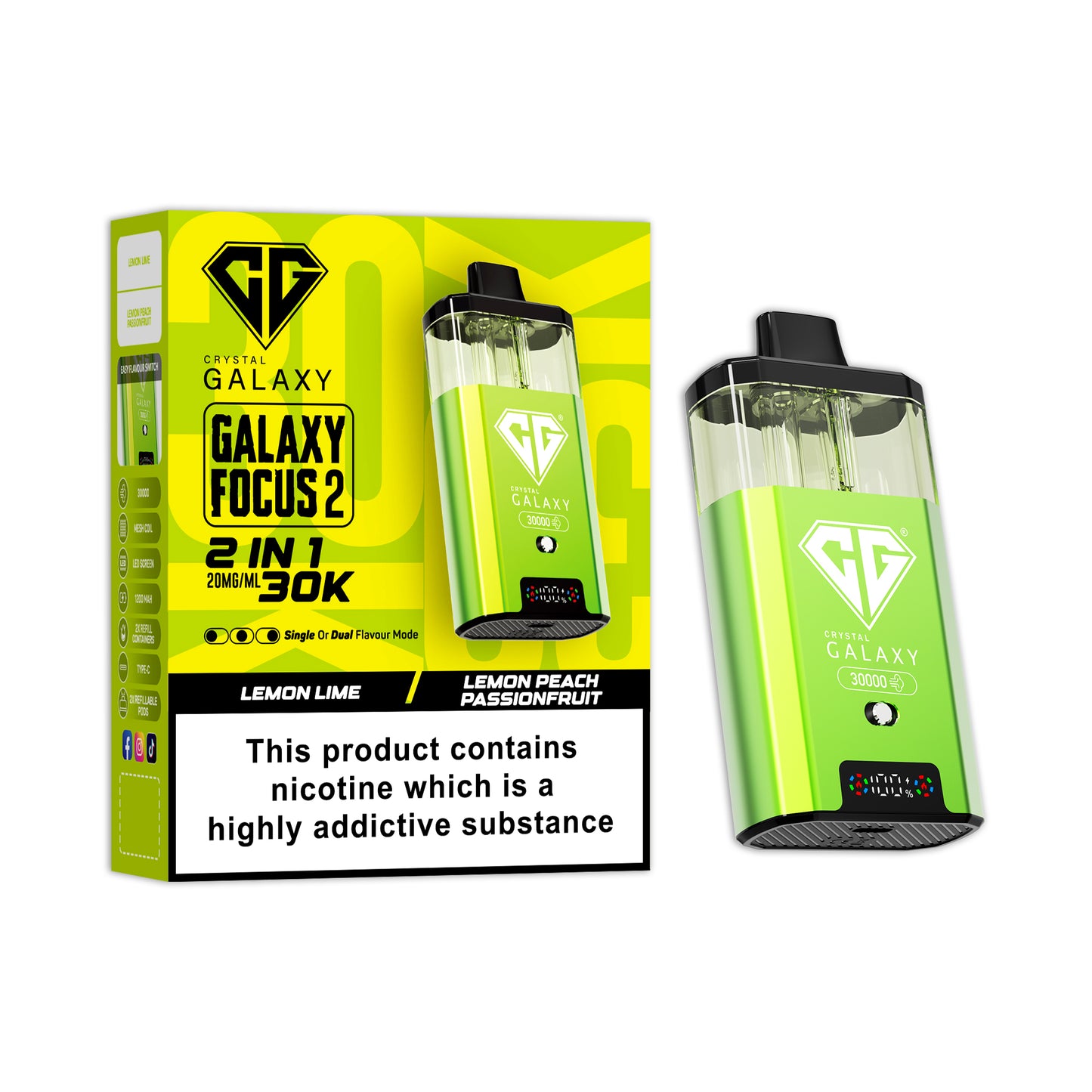 Crystal Galaxy Focus 2 30K Prefilled Pod Kit