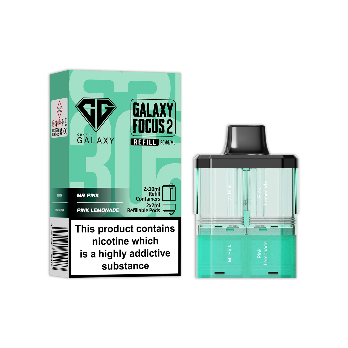 Crystal Galaxy Focus 2 30K Prefilled Pods