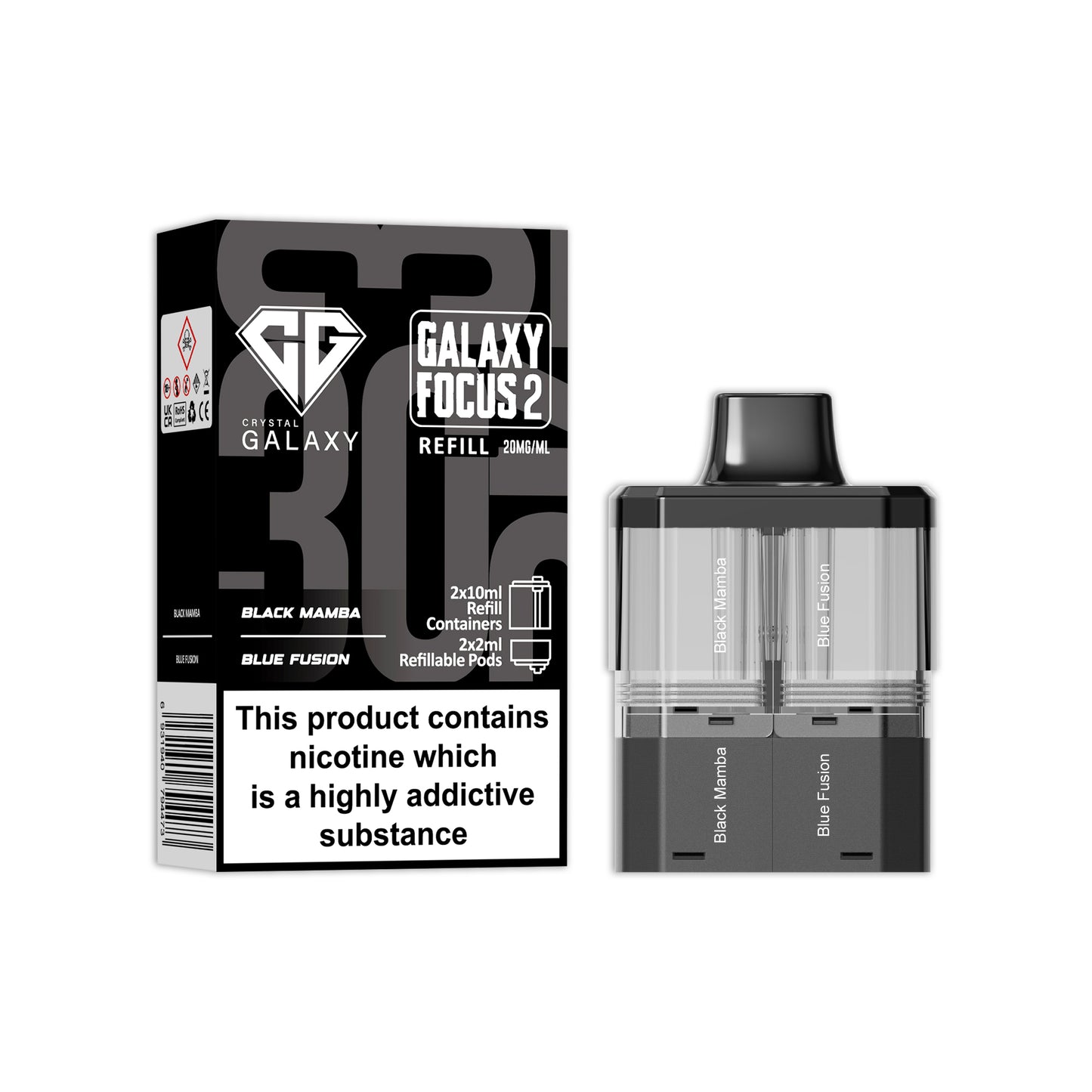 Crystal Galaxy Focus 2 30K Prefilled Pods