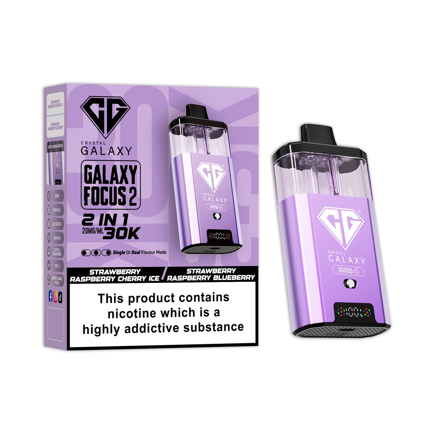 Crystal Galaxy Focus 2 30K Prefilled Pod Kit