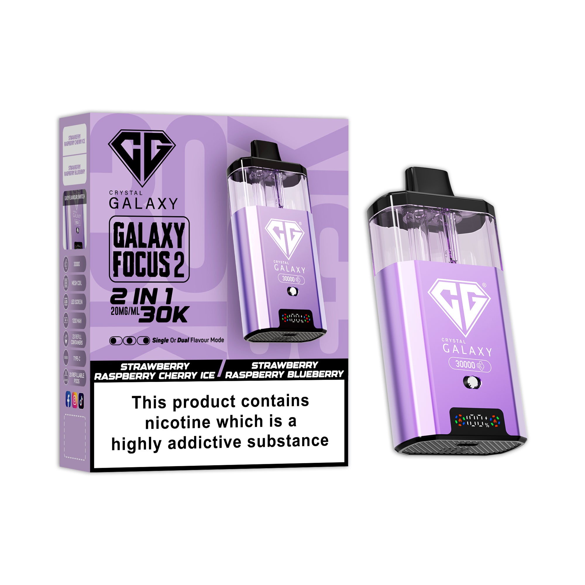 Crystal Galaxy Focus 2 30K Prefilled Pod Kit