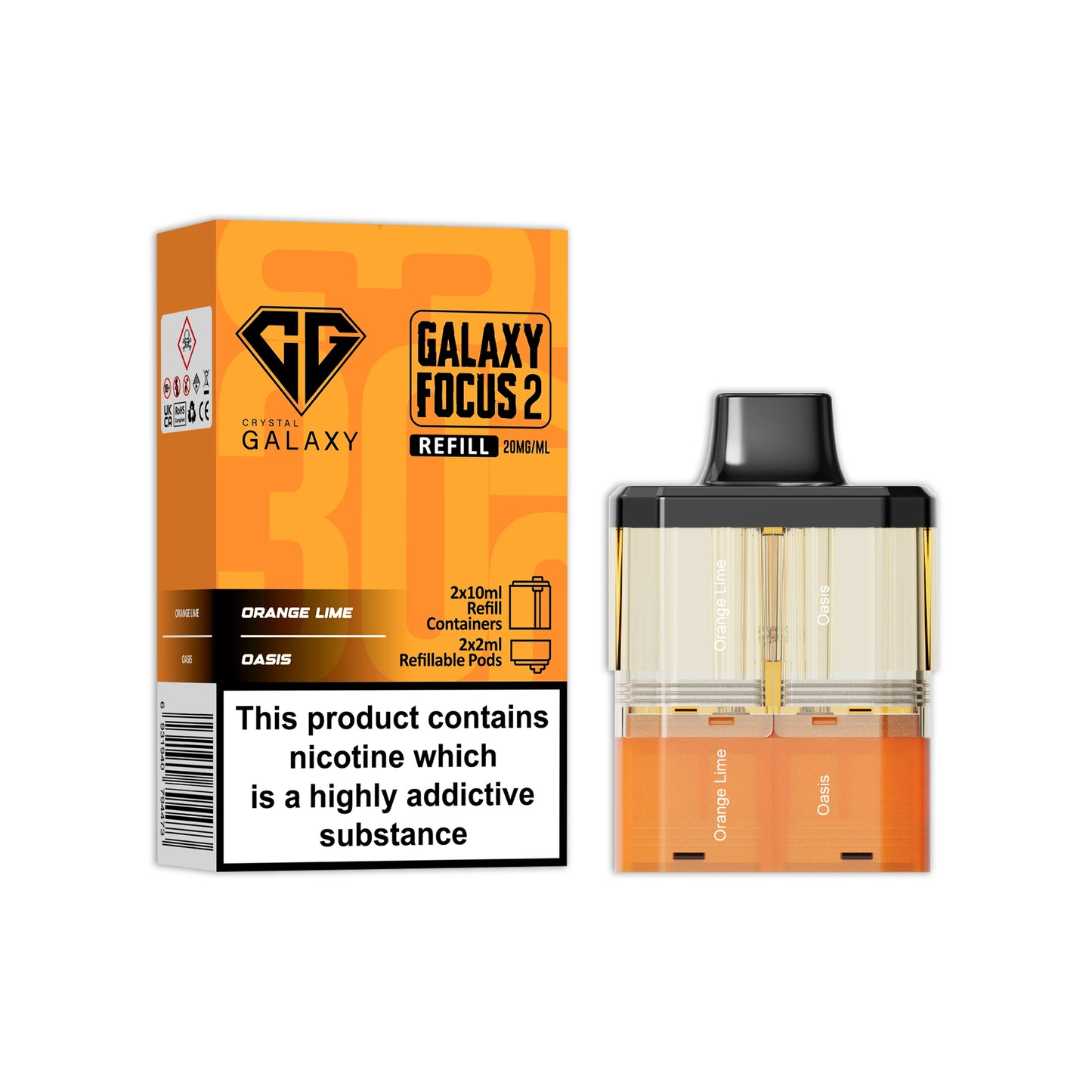 Crystal Galaxy Focus 2 30K Prefilled Pods