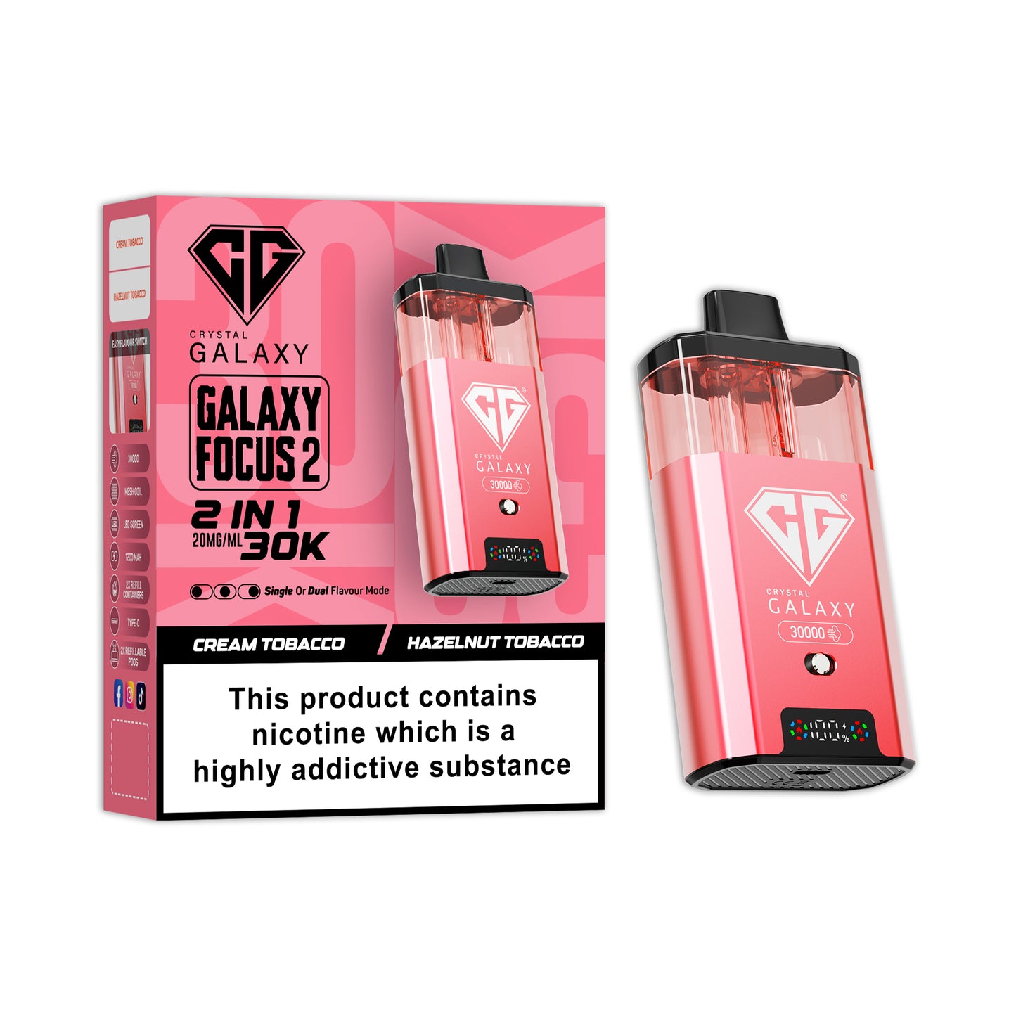 Crystal Galaxy Focus 2 30K Prefilled Pod Kit