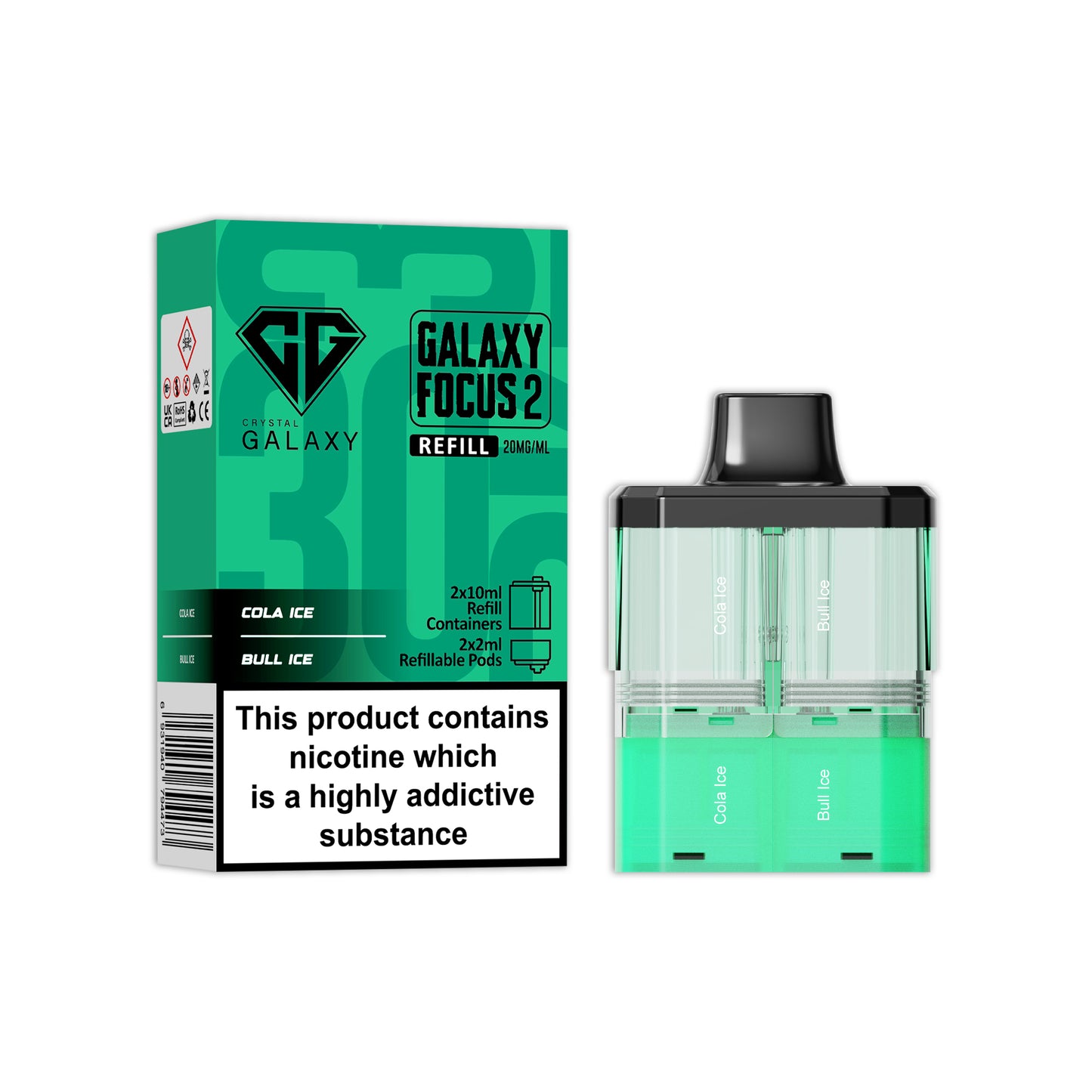 Crystal Galaxy Focus 2 30K Prefilled Pods