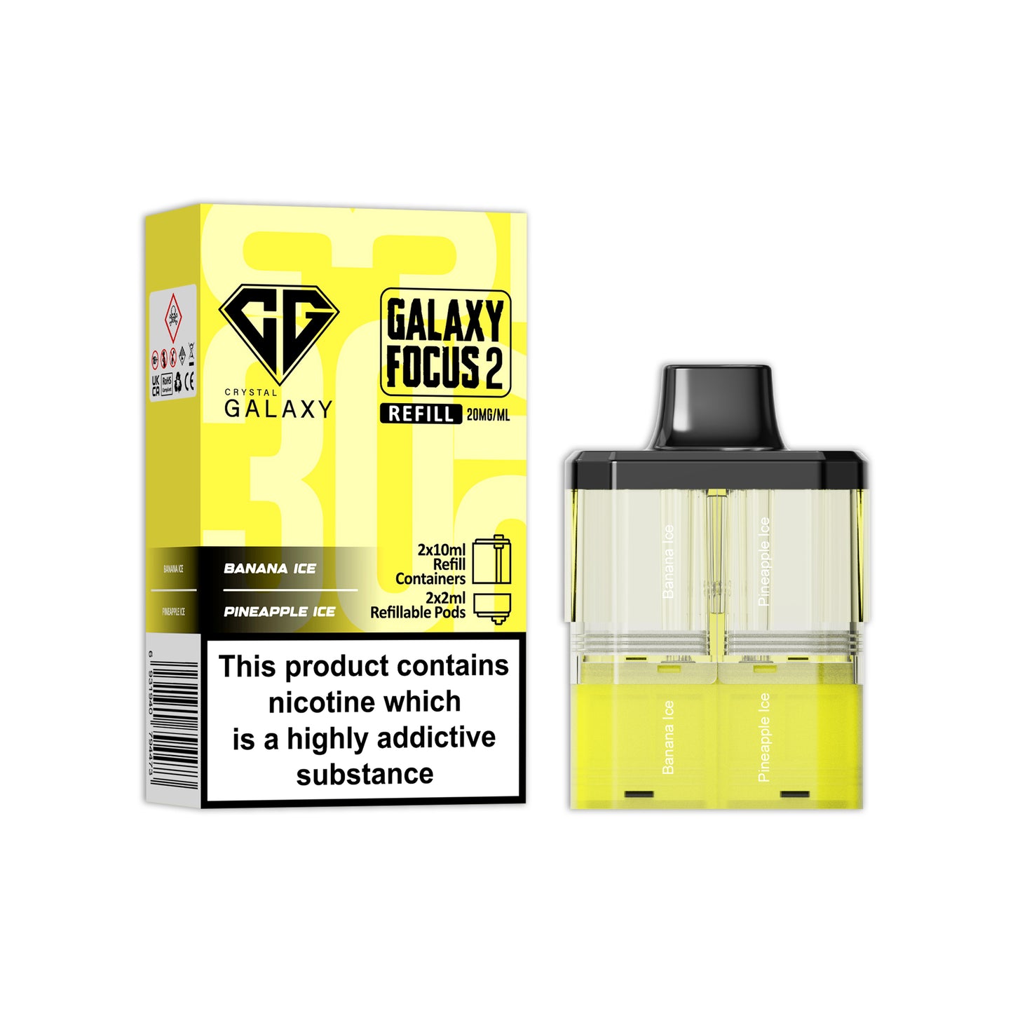 Crystal Galaxy Focus 2 30K Prefilled Pods