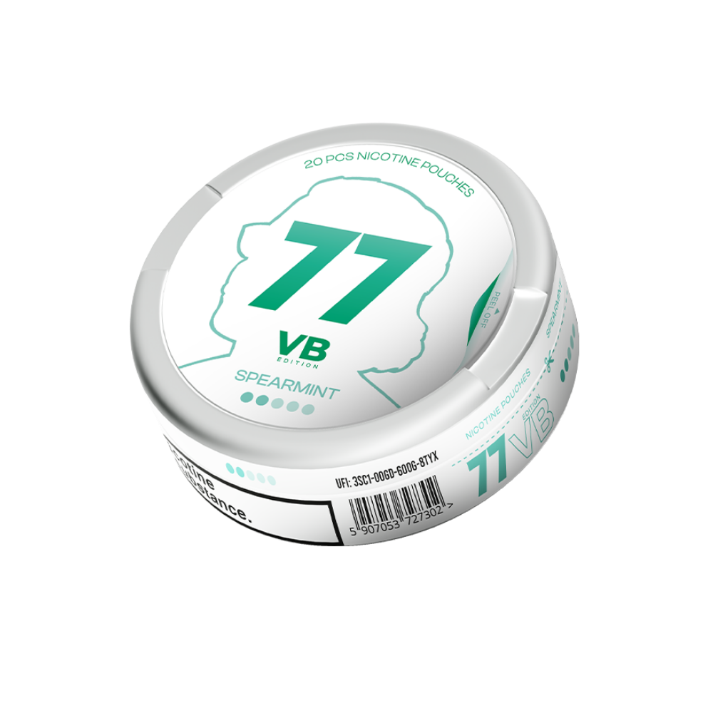 77 | VB Edition | Spearmint | Nic Pouches | 5.2mg
