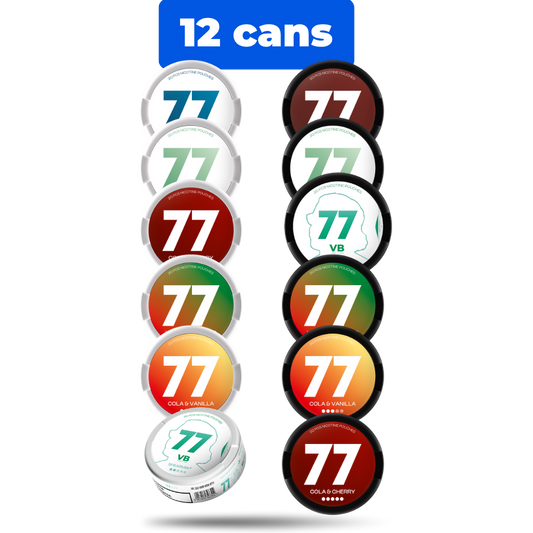 77 | Nic Pouches | Mini Bundle | All 12 Flavours