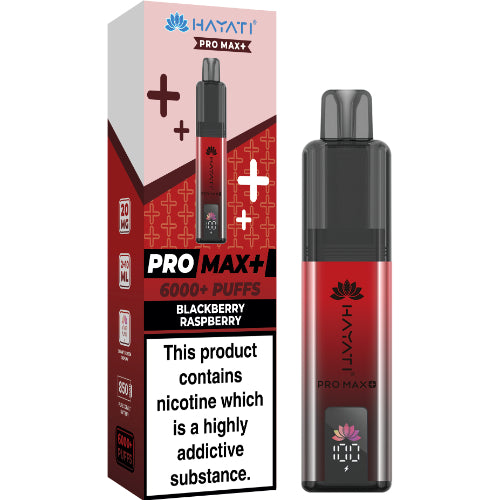 Hayati Pro Max 6000 Disposable Vape – Blackberry Raspberry Flavour UK Wholesale
