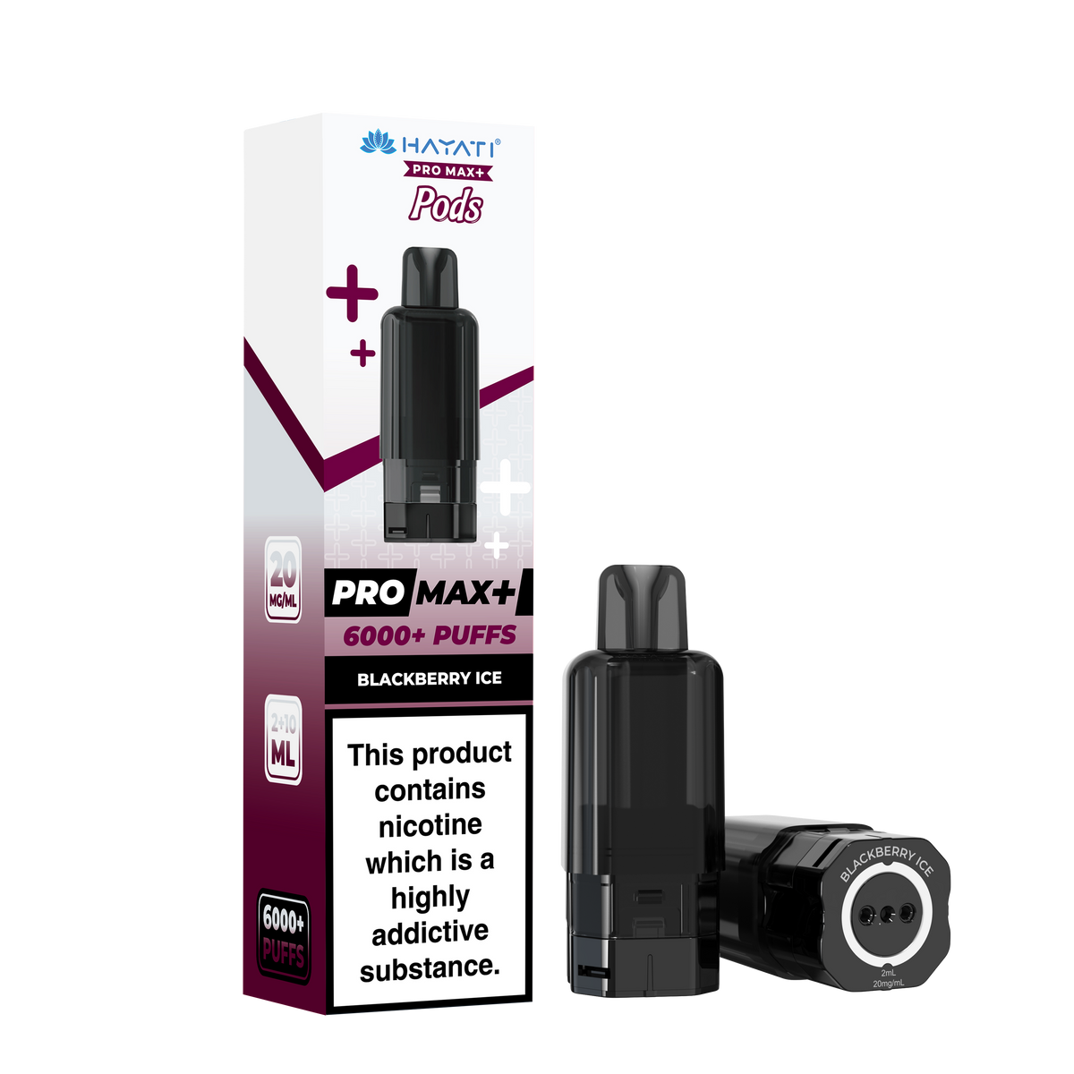 Hayati Pro Max 6K | Replacement Pods | Blackberry Ice