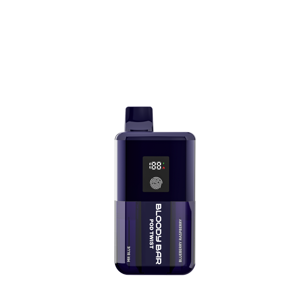 Bloody Bar | Pod Twist | Prefilled Pod Kit | Mr Blue / Blueberry Raspberry | 20K | Pack of 5