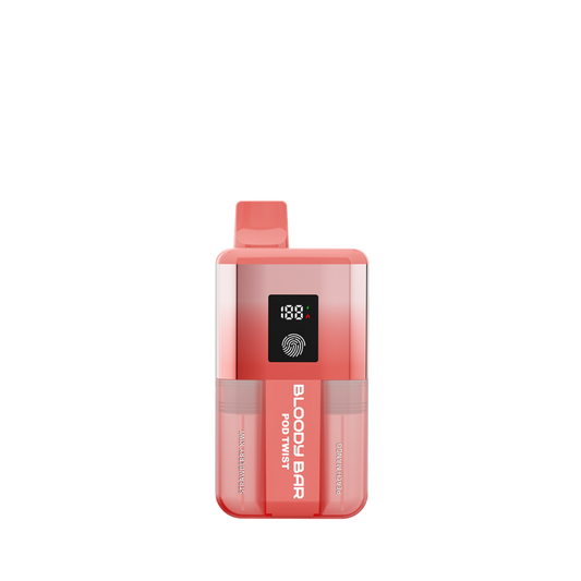 Bloody Bar | Pod Twist | Prefilled Pod Kit | Strawberry Kiwi / Peach Mango | 20K | Pack of 5