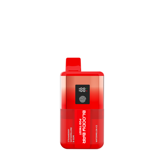 Bloody Bar | Pod Twist | Prefilled Pod Kit | Strawberry Watermelon Bgum / Watermelon Ice | 20K | Pack of 5