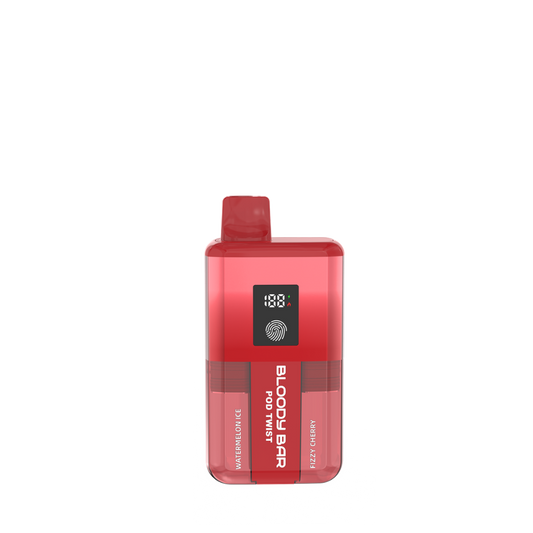 Bloody Bar | Pod Twist | Prefilled Pod Kit | Watermelon Ice / Fizzy Cherry | 20K | Pack of 5