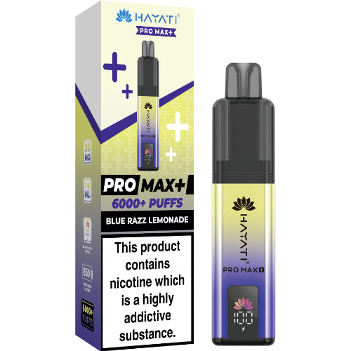 Hayati Pro Max 6000 Disposable Vape – Blue Razz Lemonade Flavour UK Wholesale