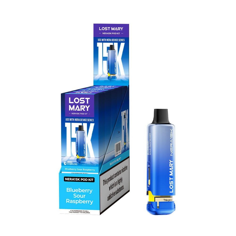Lost Mary Nera15k Prefilled Pod Blueberry Sour Raspberry