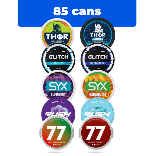 Pouch Point CDU | Multi-Brand Bundle | 85 Can Retail Mix