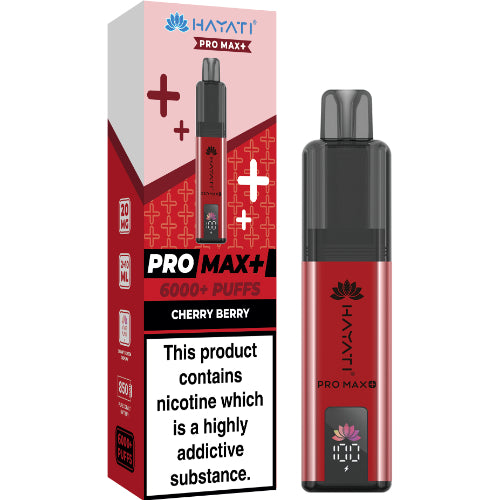 Hayati Pro Max 6000 Disposable Vape – Cherry Berry Flavour UK Bulk