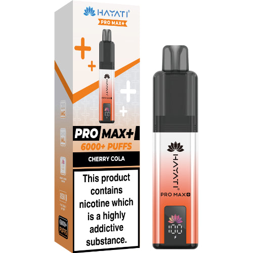 Hayati Pro Max 6000 Disposable Vape – Cherry Cola Flavour UK Wholesale