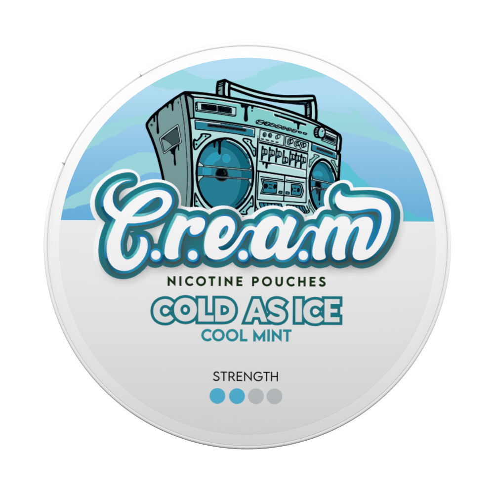C.R.E.A.M | Cold As Ice | Nic Pouches | Light 4mg